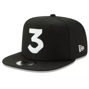 NEW ERA - Chance The Rapper ‘3’ Logo High Crown Snapback Cap - Black